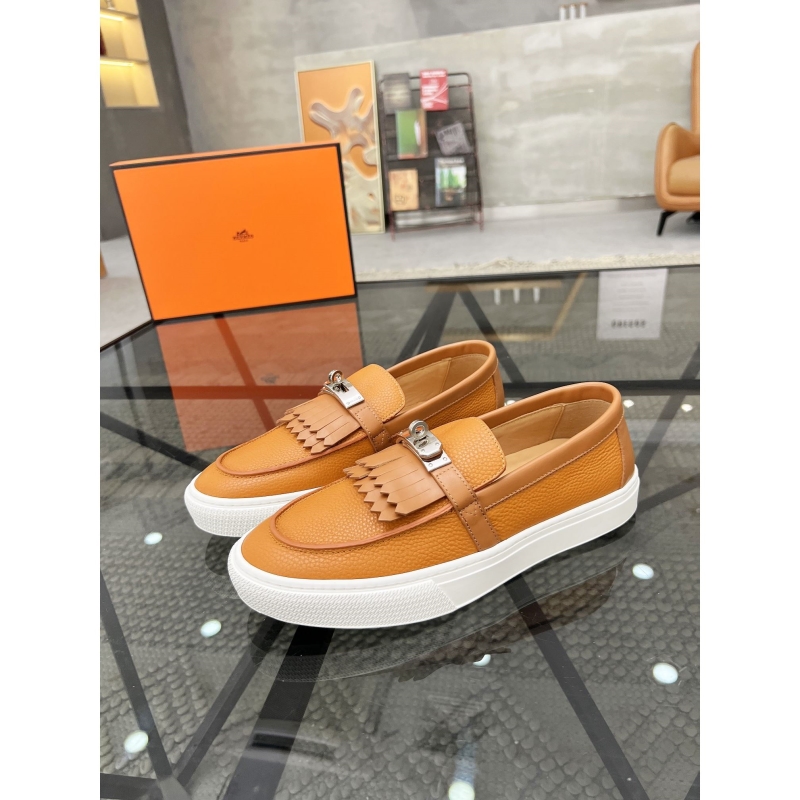 H**mes leather shoes